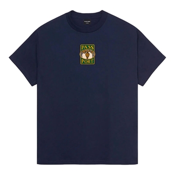 Pass Port T-shirt Vase Embroidery Navy